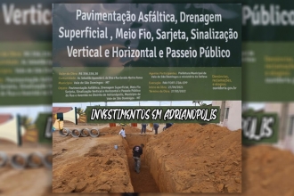 Pavimentação em Adrianópolis: Instalação de drenagem artificial.